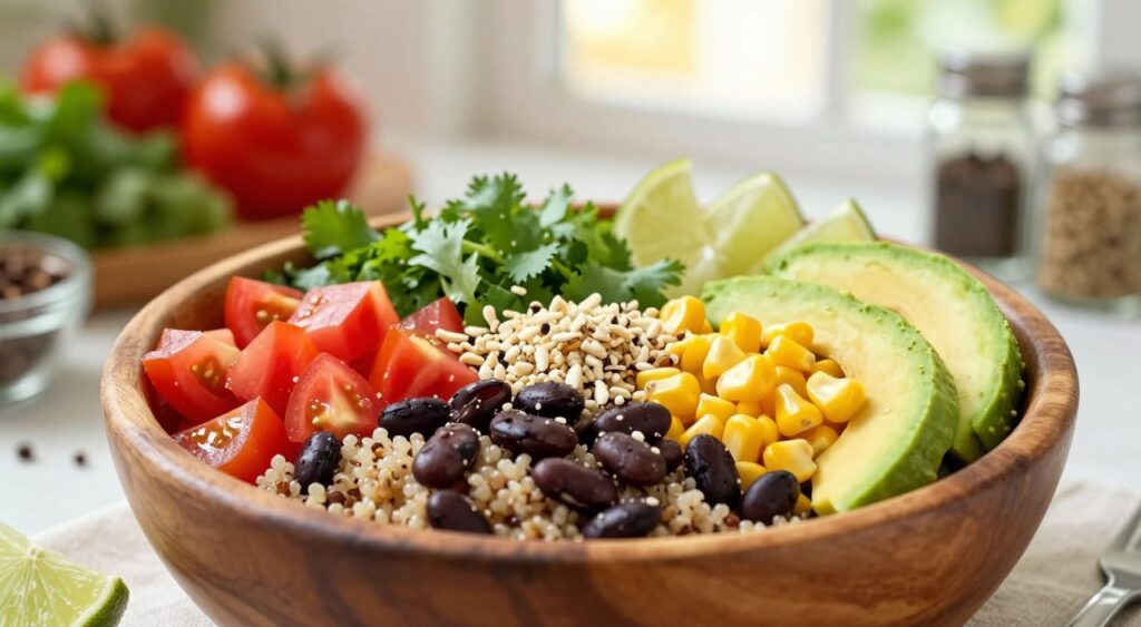 crafting ideal vegan burrito bowl