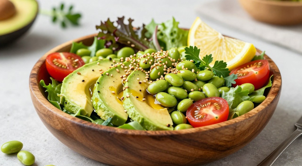 edamame protein salad