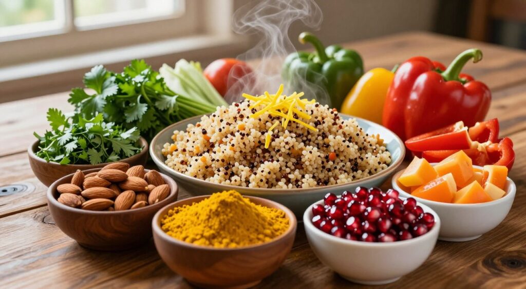 optional add-ins for quinoa pilaf