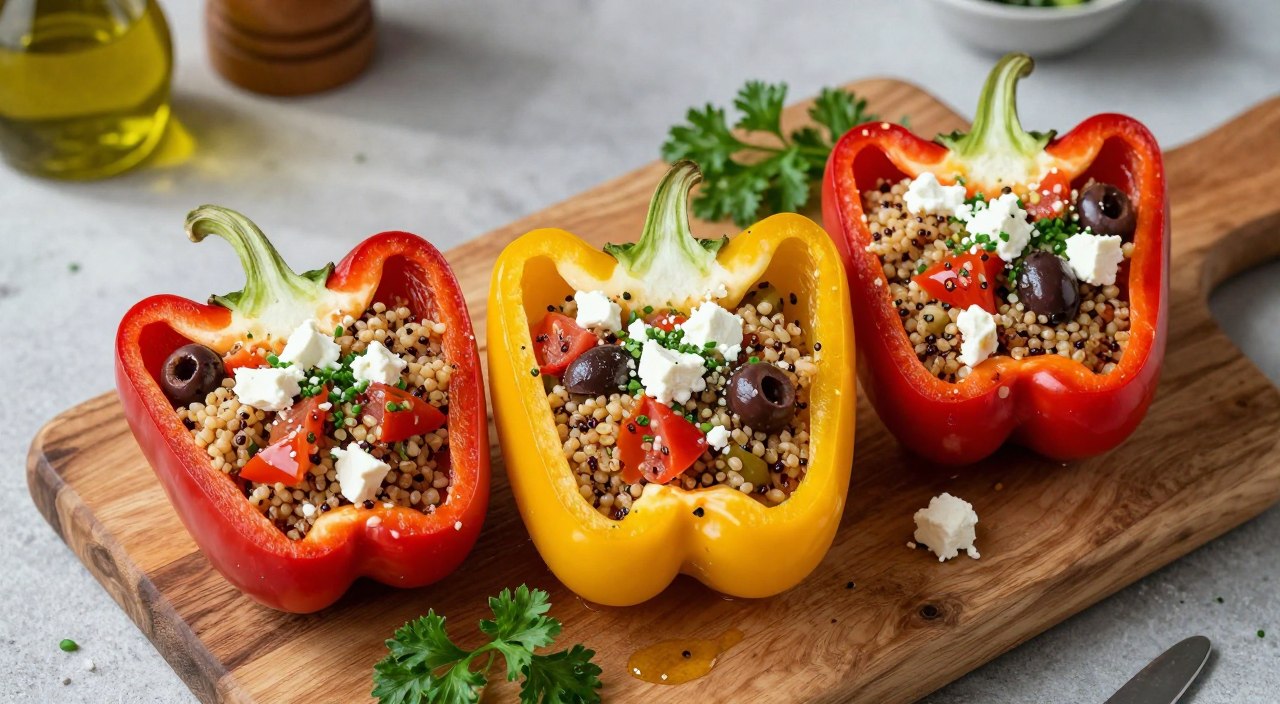 quinoa stuffed peppers