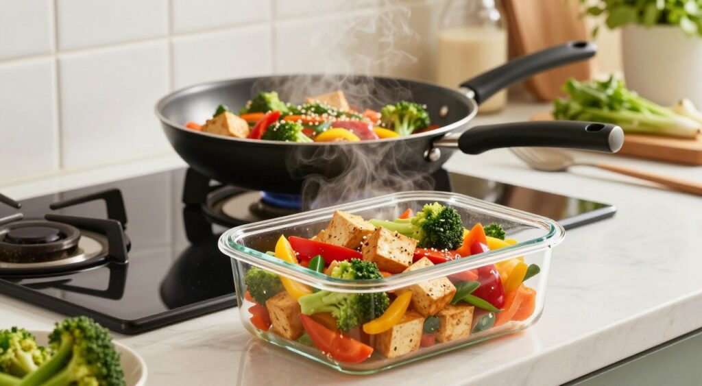 storing and reheating stir fry