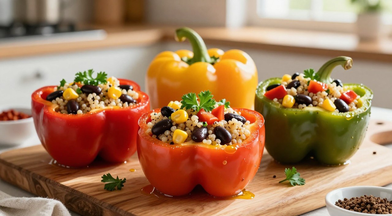 stuffed peppers vegetarian